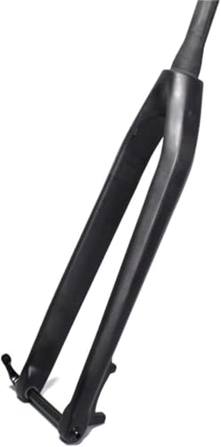 ksxnkhk Mountain Bikes Rigid Fork 26/27.5/29er Carbon Fiber Front 1-1/2' Tapered Disc Brake Thru Axle 100...