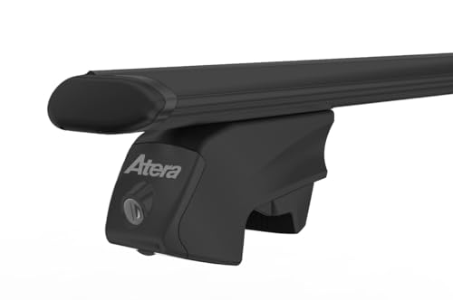 Atera 048637 PKW Dachträger Signo RTD - Aero Profil schwarz - für Autos mit auffliegender Dachreling -...
