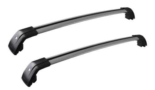 SQIFBA Dachträger 2-teilige Dachträger Für Volvo Für XC60 2013-2018 Seitenträger Querschienen...