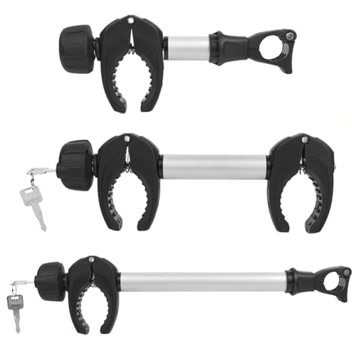 Rahmenhalter 3 Pack, 25cm+32cm+45cm Länge Abschließbare Rahmenhalterung für Fahrradträge ，für...