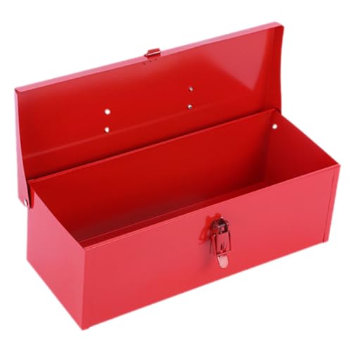 SHINEOFI Werkzeugkasten Aus Blech Wartung Fächer Werkzeugkoffer Tragbar Fall Hardware Klein Veranstalter...