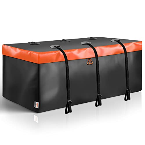 Heckbox für Anhängerkupplung, 20 Kubikfuß Wasserdichter Auto Hintere Gepäcktasche mit 6 verstärkten...