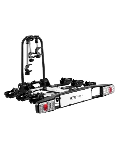 VEVOR Faltbarer Fahrradträger Kupplungs-Fahrradträger für 5 cm Aufnahme, Heckträger Radträger für 3...