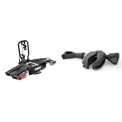 Thule EasyFold XT Fahrradträger für Anhängerkupplung 2 Fahrräder Silber & Unisex 2331220800 Rahmen...