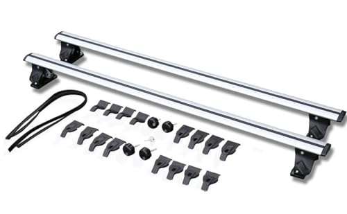 VREFOEAX Gepäckträger 2PCS für Ford für Fusion für Fiesta Abschließbare Dachreling Rack Dach...