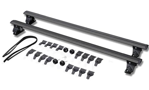 Dachgepäckträger 2PCS für Ford für Fusion für Fiesta Abschließbare Dachreling Rack Dach Gepäck...