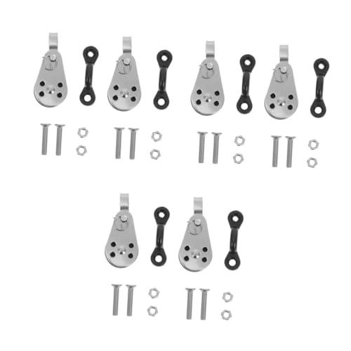 HANABASS 3 Stück Kayak Trolley Kit Nylon Pad Eyes Schrauben für Kanus Boote und Wassersport Zubehör
