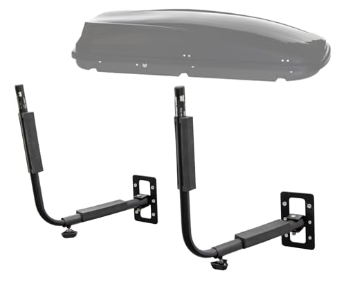 FISCHER Wandhalterung Dachbox, Halter aus Metall, mit Montagmaterial, platzsparende Aufbewahrung für...