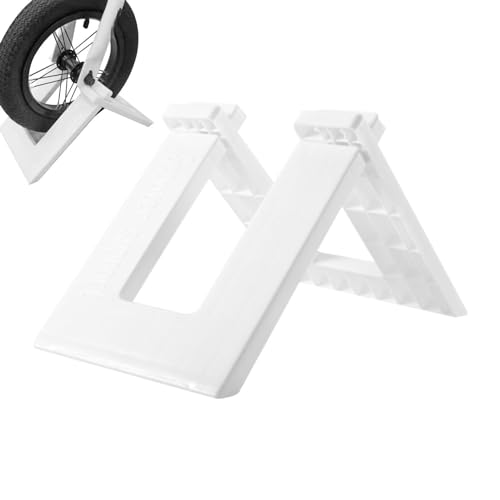 Fahrrad-Parkhalterung – Gurte für Fahrradträger für 30,5 cm (12 Zoll), Bodenhalterung für Fahrrad,...