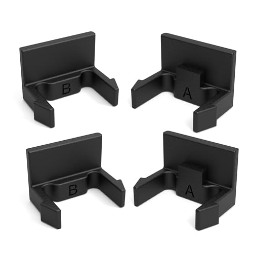 Sintrix Fab Kennzeichenhalter Clips 4er Set passend für Thule Fahrradträger – kompatibel mit EuroWay,...