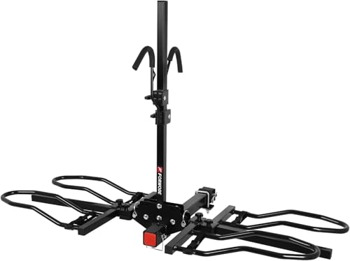FORWODE Anhängerkupplungs-Fahrradträger, Anti-Rassel-Plattform-Fahrradträger für Standard-,...