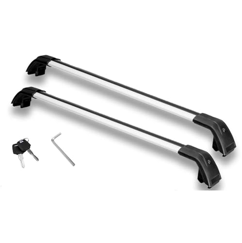 QFJFBGGH Dachfahrradträger 2 STÜCKE Fit Für Volvo V60 2019-2025 Querstangen Querstangen Dachreling...
