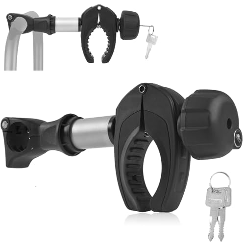 Sorlpv Rahmenhalter für Fahrradträger 25CM Länge, Universal Kurze Fahrradrahmenhalter Abschließbare,...