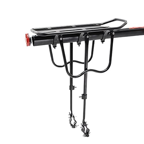 ZQINGQING GepäCkträGer Fahrrad Gepäckträger Cargo Gepäckträger Regal Radfahren Sattelstütze...