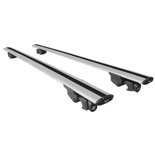 acpar Kompatibel mit Volkswagen Tiguan 2025 Hook Model Relingträger Dachträger Auto Gepäckträger Grau...