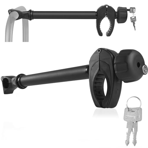 Sorlpv Rahmenhalter für Fahrradträger 45CM Länge, Universal Kurze Fahrradrahmenhalter Abschließbare,...