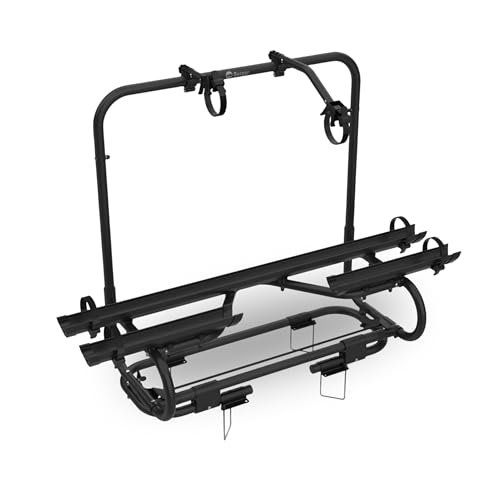 BERGER Fahrradträger Deichsel Wohnwagen | Premium 2XL Deichsel Fahrradträger für 2 Fahrräder bis 50kg...