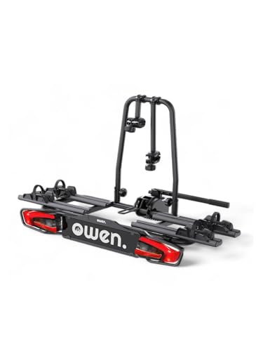 Owen Fahrradträger | Kupplungsträger für Anhängerkupplung| 2 Fahrräder| E-Bike Träger bis 60kg |...