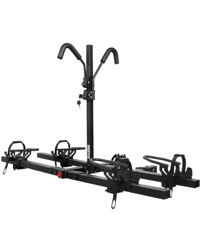 MEEVIZ E-Bike-Gepäckträger für Anhängerkupplung, 2 Fahrradträger für Auto, LKW, SUV, Wohnmobil,...