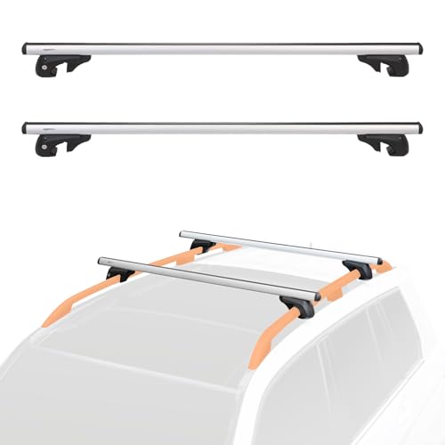Amazon Basics Dachträger mit Querträger, 52 Zoll, für Spannweiten von bis zu 46 Zoll zwischen...