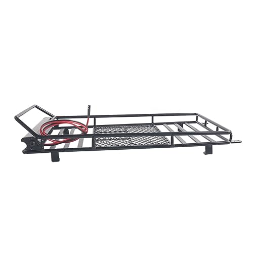 Garneck Rc Crawler Dachträger mit Licht Gepäckhalter für Auto Stabiler und Langlebiger...