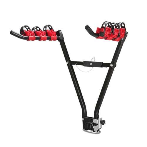perfk Fahrradträger, Auto-Heckkupplungs-Fahrradträger, sicheres Zubehör, Faltbarer Auto-Heckträger,...