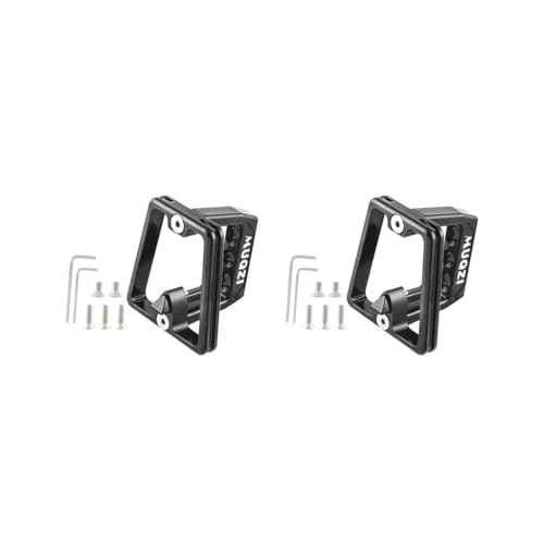 2 Set leichter faltbarer Fahrradträger Block Adapter Fahrrad Pack Halterung Halter Schwarz