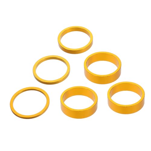 CORHAD 6 Stück Teiliges Set Fahrrad Vorbau Abstandshalter Aluminiumlegierung Spacer für Lenkerhöhe...