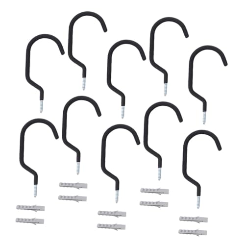 DECHOUS 10Stücke Fahrradhaken Robuste Metall Wandhalterung Für Fahrräder Vielseitige Nutzung Garage...