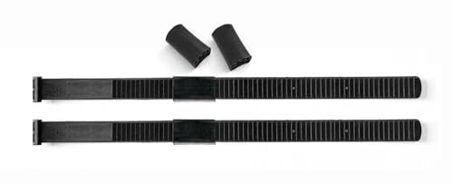 Atera Rastbänder für Abstandshalter, stahlverstärkt, inkl. Ersatz-Gummipolster, 2er Set, 600 mm