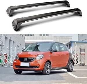 RenCehn Dachträger für Smart Forfour 4 Door 2016-2019+, Abschließbare Anti Diebstahl Auto Dachstangen.