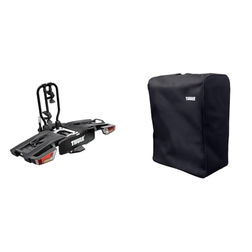 Thule EasyFold XT Fahrradträger für Anhängerkupplung 2 Fahrräder schwarz inklusive...