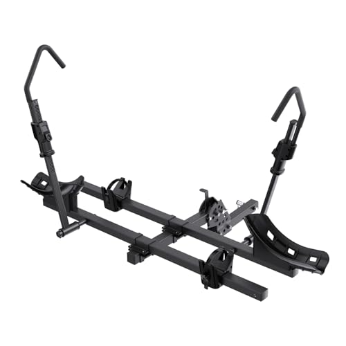 TANX Fahrradträger für E-Bikes, Fat Tire Fahrradträger für Anhängerkupplung, 2 Fahrräder, 90 kg...