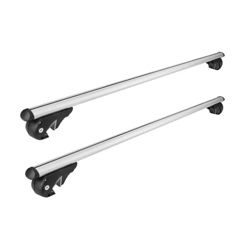 Relingträger Verstellbarer Dachgepäckträger Für Fracht Universell Smart-Aluminium Silberfarben