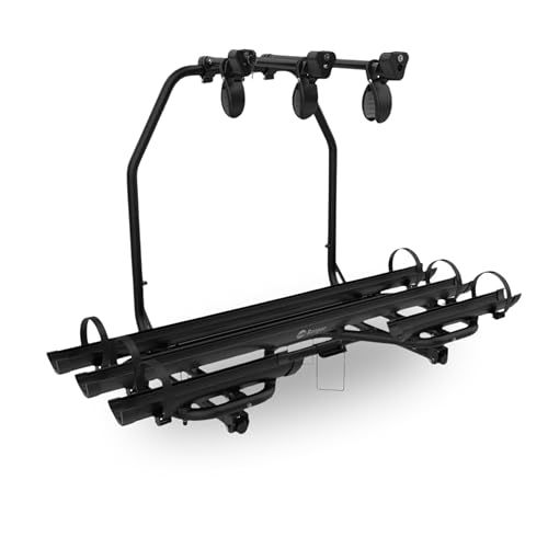 BERGER Fahrradträger Deichsel Wohnwagen | Premium 3XL Deichsel Fahrradträger für 3 Fahrräder bis 60kg...