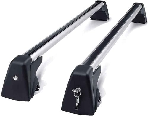 HNHPY 2 Stück Aluminium Relingträger Dachträger für BMW X1 2009-2015, Fahrradträger Dachboxen...