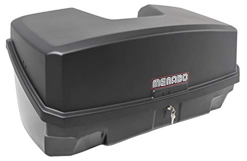MENABO Nekkar schwarz Transportbox Gepäckbox für Kupplungsträger Heckträger 300 Liter