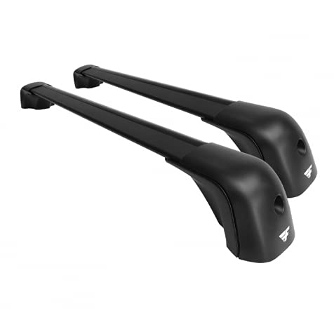 Farad Compact Black Aluminium-Dachträger, aerodynamisch, sehr leise, für VW Agarok Double Cab 2010+,...