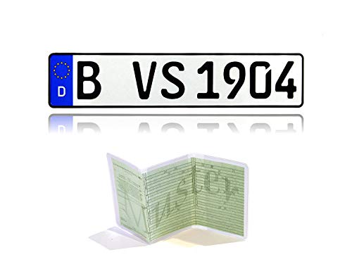 VooSale 1 DIN zertifiziertes Eurokennzeichen in der Standard-Größe 520mm x 110mm mit ihrer...