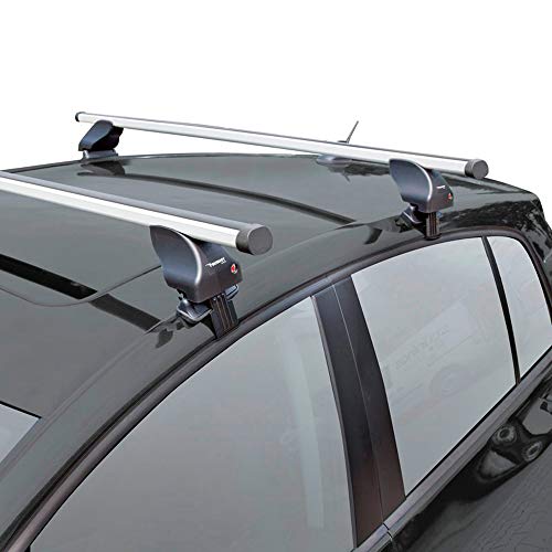 Dachträgersatz Twinny Load Aluminium A56 kompatibel mit Mercedes Divers (für Fahrzeuge ohne Dachreling)
