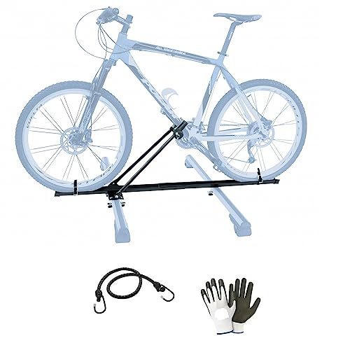 Fahrradträger mit verstellbarem Verschluss, Fahrradträger für Autodachträger, maximale Traglast 15...
