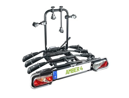 Bike carrier on platform hitch eufab amber 4 bikes reclining