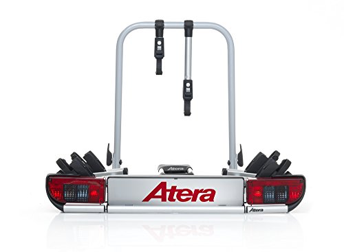 Atera 022684 PKW Fahrradträger Strada Sport 2, Auto-Kupplungsträger leicht mit Rückleuchten - für 2...