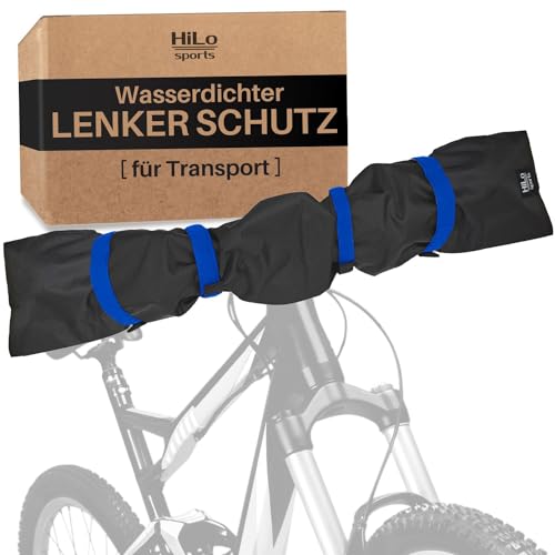 HiLo sports Lenkerschutzhülle E-Bike wasserdicht - [Für alle Fahrradlenker] - Passt auch für große...