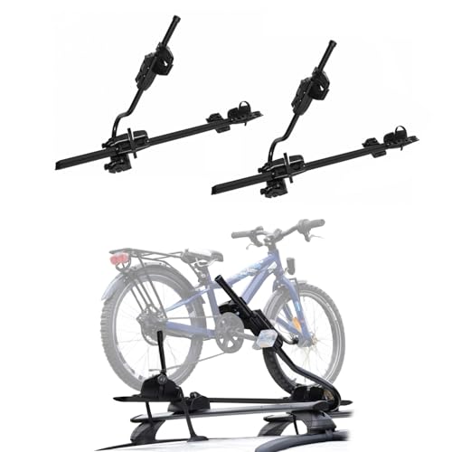Fahrradträger Farad P-Style Dachfahrradträger bis 25 kg TÜV Stahl 2tlg Schwarz