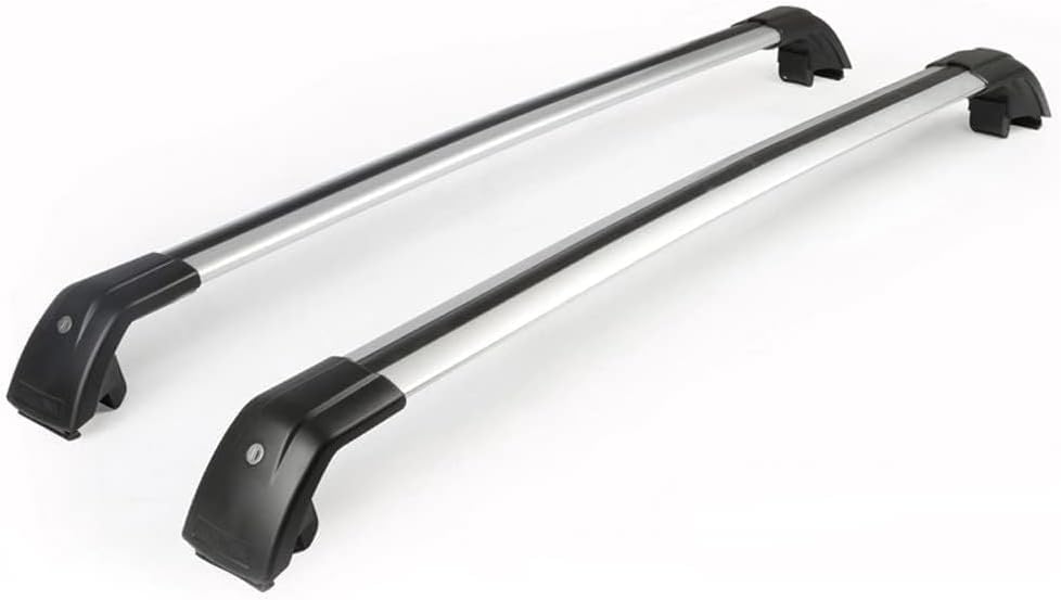 2 Stücke Aluminium Dachträger für Ford Fiesta Active Hatchback 2017-2025,Auto Dachreling Rostschutz...