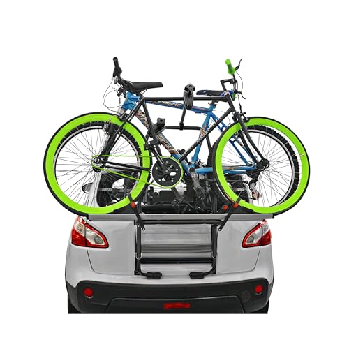 Menabo Fahrradträger 2 Fahrräder für Ford Fiesta VII 2017-2025 Silber Schwarz