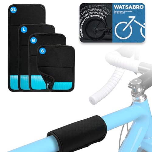 WATSABRO Fahrrad Rahmenschutz Transport 4er Set, Carbon Rahmen Schutz, Fahrrad Rahmenschutz Neopren...