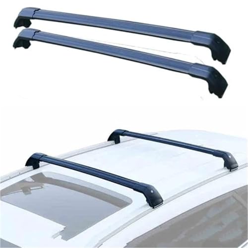 YSASFZX Dachgepäckträger 2Pcs Für VW Für Touran 2019 2020 2022 2023 2024 Dach Bars Aluminium...