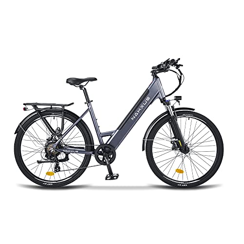 nakxus 26M208 E-Bike, Elektrofahrrad 26'' Trekkingrad E-Cityrad mit 36V 12,5Ah Lithium-Akku für Lange...